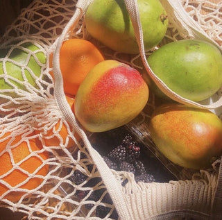 fruits colorés, mangue, orange