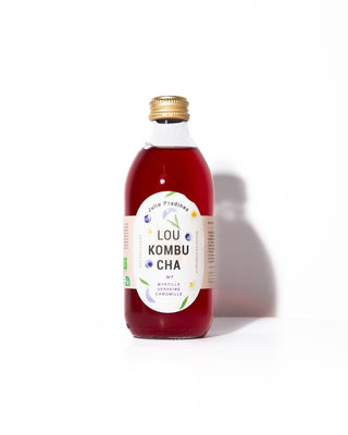 Lou Kombucha n°7  -  Myrtille, Camomille, Verveine 50cl