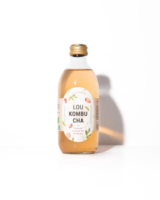 Lou Kombucha n°6-Fraise, Fleur de Sureau 50cl